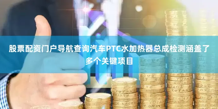 股票配资门户导航查询汽车PTC水加热器总成检测涵盖了多个关键项目